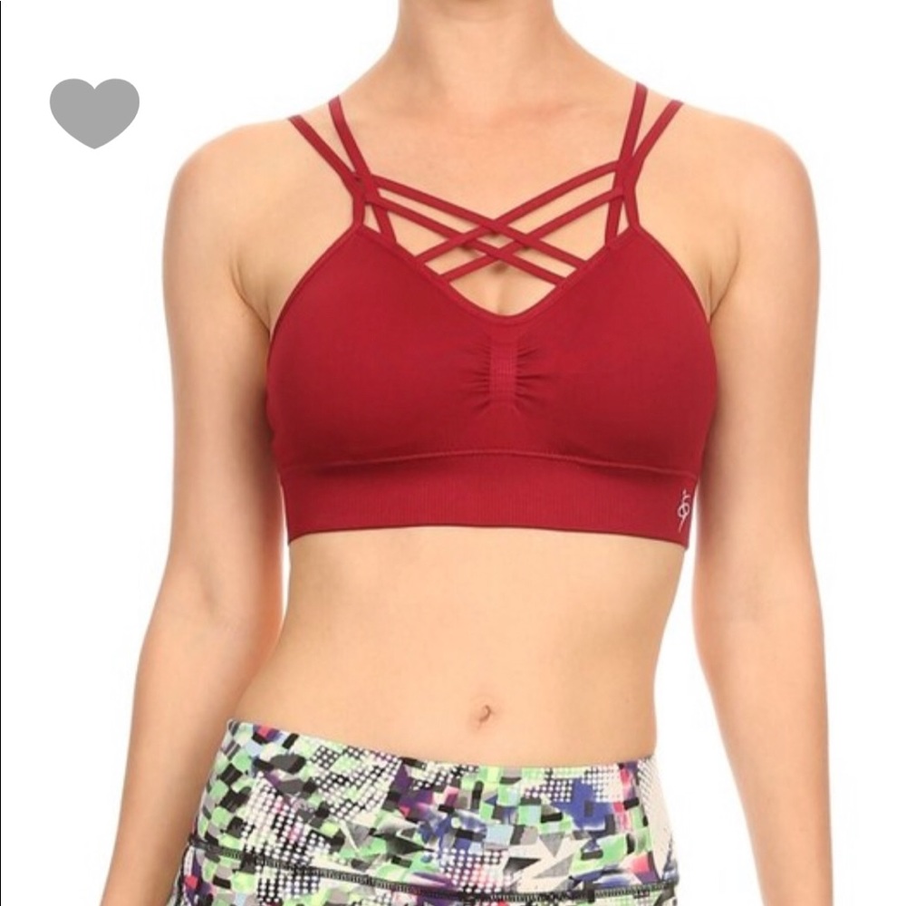 Cage sports bra